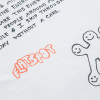 Flatspot FS Is My Happy Place T-Shirt - White thumbnail