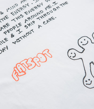 Flatspot FS Is My Happy Place T-Shirt - White