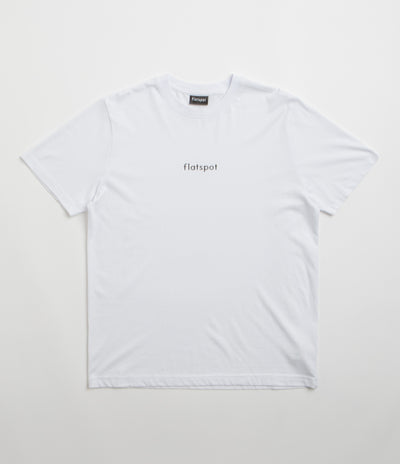 Flatspot Lowercase Logo T-Shirt - White