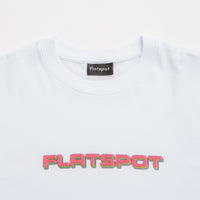 Flatspot Repeat Logo T-Shirt - White thumbnail