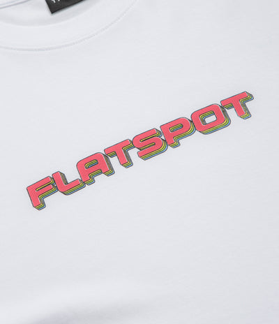 Flatspot Repeat Logo T-Shirt - White