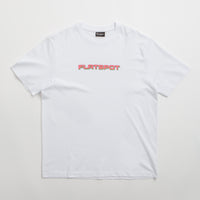Flatspot Repeat Logo T-Shirt - White thumbnail