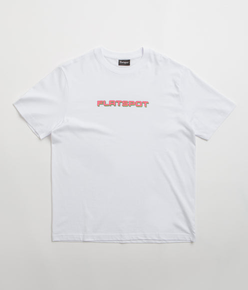 Flatspot Repeat Logo T-Shirt - White