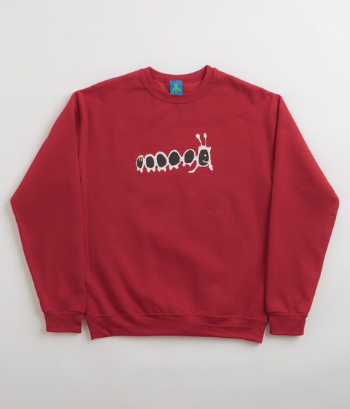Frog Caterpillar Crewneck Sweatshirt - Red