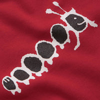 Frog Caterpillar Crewneck Sweatshirt - Red thumbnail