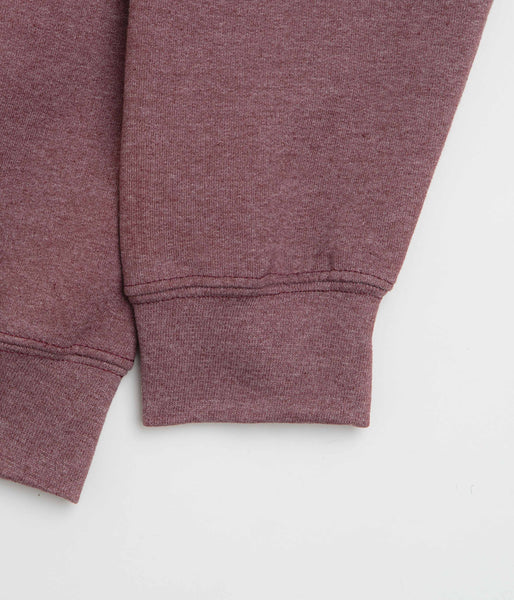 【FUCKING AWESOME】 BELIEVE CREWNECK MAROON HEATHER Fucking Awesome Mens Believe Logo Crewneck Sweat Maroon Heather