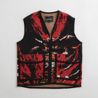 Fucking Awesome Better Half Knitted Utility Vest - AOP thumbnail