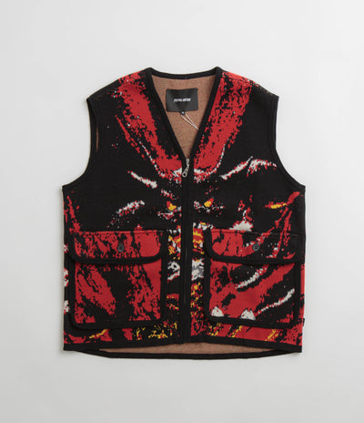 Fucking Awesome Better Half Knitted Utility Vest - AOP