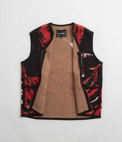 Fucking Awesome Better Half Knitted Utility Vest - AOP