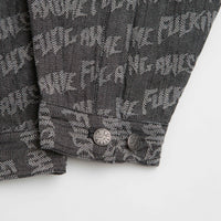 Fucking Awesome Herringbone Work Jacket in Black and Light Grey thumbnail