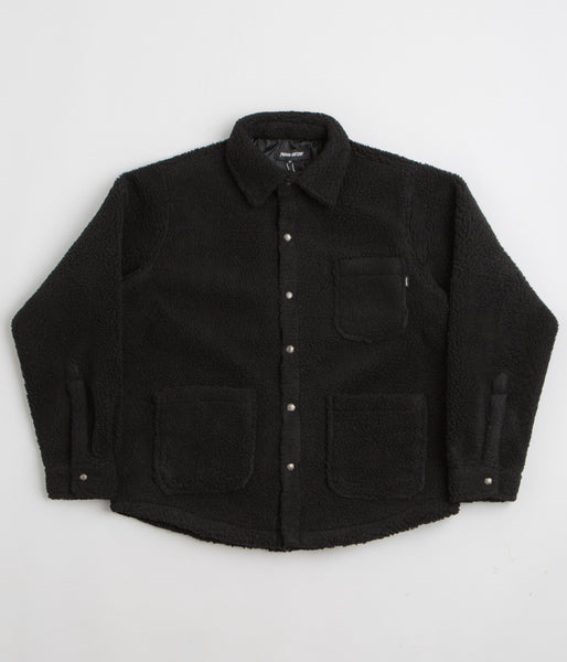 Fucking Awesome Pile Fleece Overshirt - Black | Flatspot