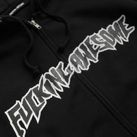 Fucking Awesome Stamp Logo Zip Hoodie - Black thumbnail