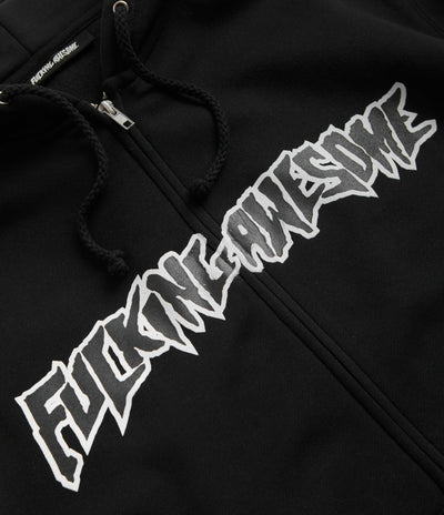 Fucking Awesome Stamp Logo Zip Hoodie - Black