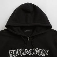 Fucking Awesome Stamp Logo Zip Hoodie - Black thumbnail