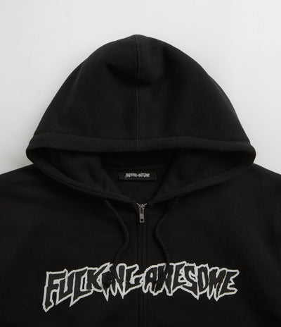 Fucking Awesome Stamp Logo Zip Hoodie - Black