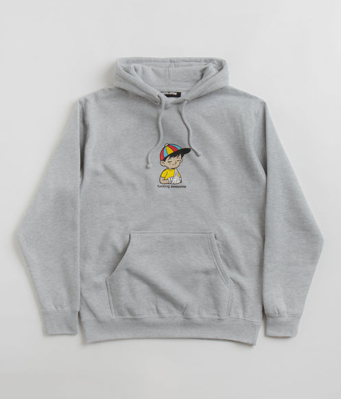 Fucking Awesome Wanto Kid Hoodie - Grey Heather