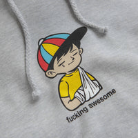 Fucking Awesome Wanto Kid Hoodie - Grey Heather thumbnail