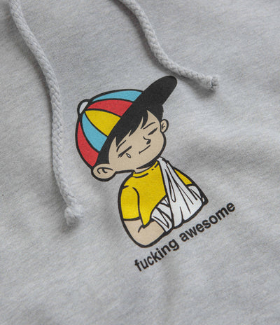 Fucking Awesome Wanto Kid Hoodie - Grey Heather