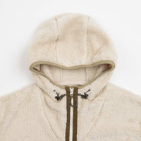Garbstore Fleece Hoodie in Sand thumbnail