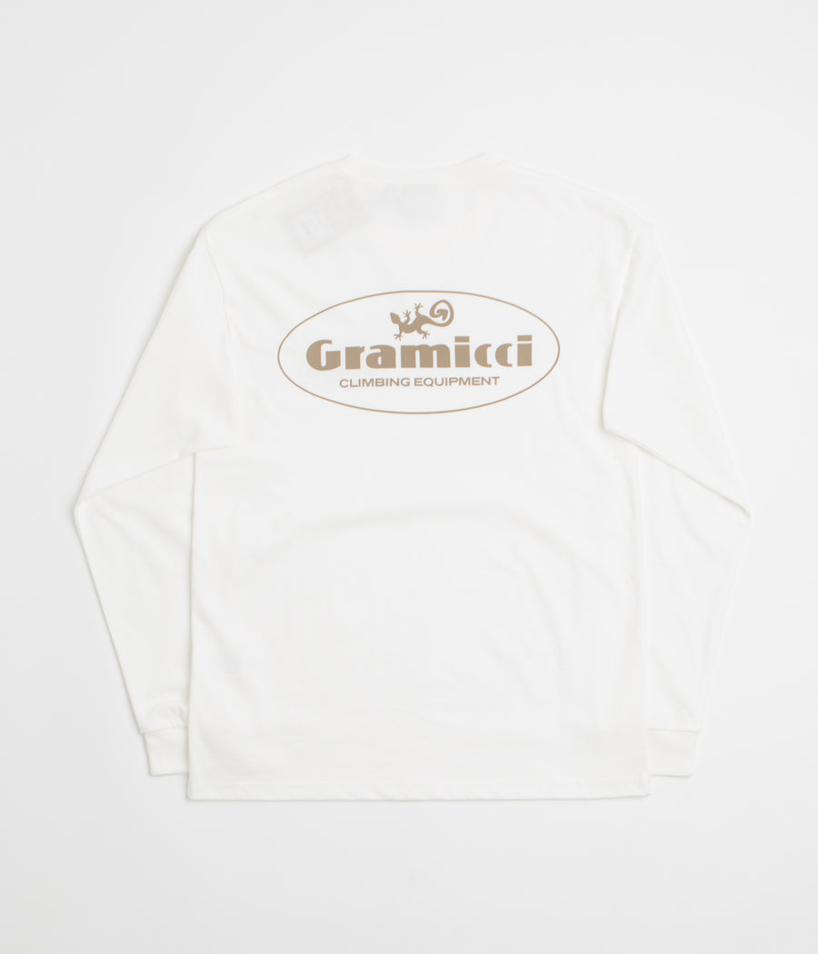 Gramicci Climbing Equipment Long Sleeve T-Shirt in White