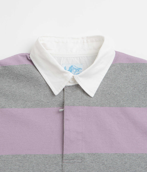 Gramicci Langdon Rugby Shirt - Heather / Purple | Flatspot