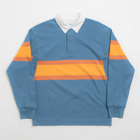 Gramicci Langdon Rugby Shirt in Sky and Apricot thumbnail
