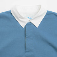 Gramicci Langdon Rugby Shirt in Sky and Apricot thumbnail