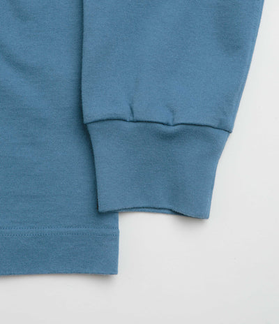 Gramicci Langdon Rugby Shirt in Sky and Apricot