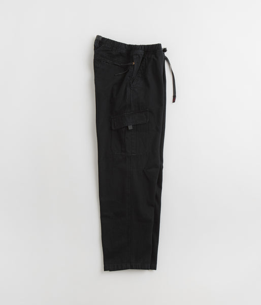 【GRAMICCI】DENIM LOOSE CARGO PANNT Gramicci Loose Denim Cargo Pants - True Black | flatspot