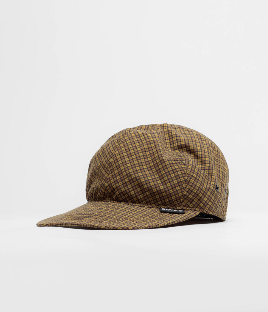 Gramicci Mini Check Nylon Cap - Brown