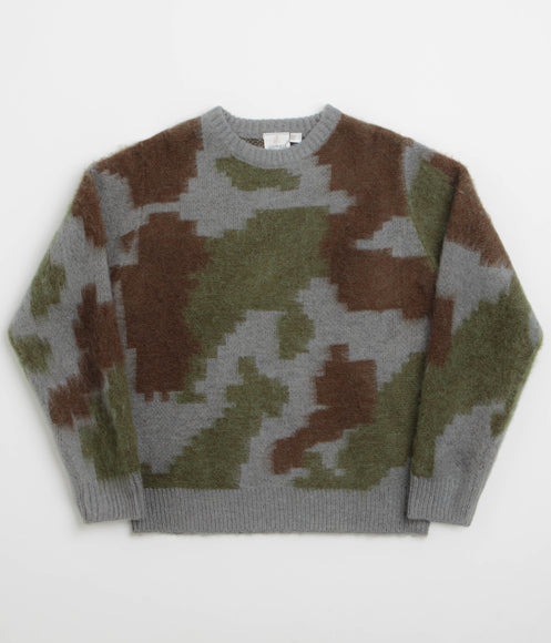 Gramicci Mohair Crewneck Sweatshirt - Jungle Digi Camo