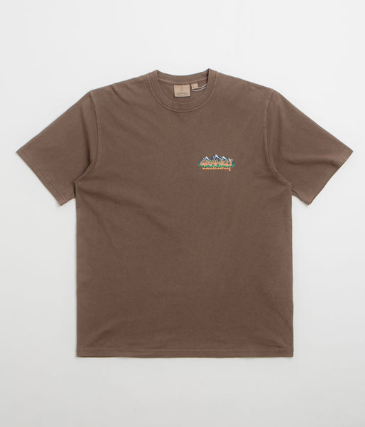 グラミチ トップス(メンズ) MOUNTAINEERING TEE(マウンテニアリングTシャツ)  L  BROWN PIGMENT gramicci-mountaineering-t-