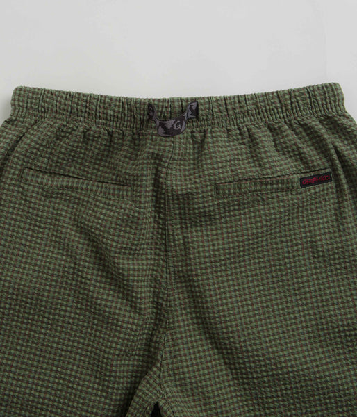 グラハム・クラーク　ザ・パーティ Gramicci OG Micro Plaid Seersucker G-Shorts - Mint | Flatspot