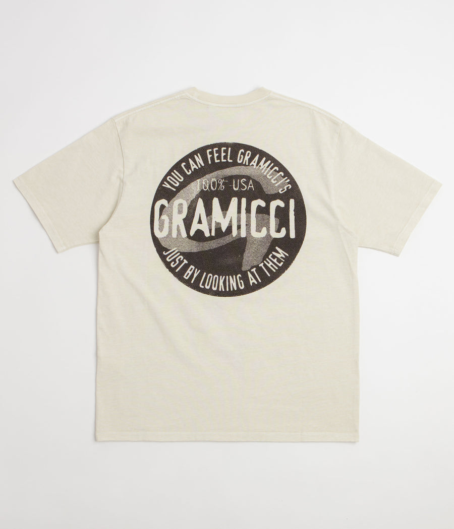 Gramicci Pigment Dyed Icon T-Shirt in Natural