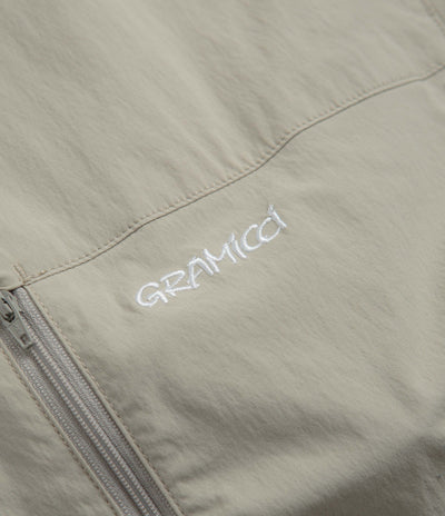 Gramicci Softshell Nylon Hooded Jacket - Stone Grey
