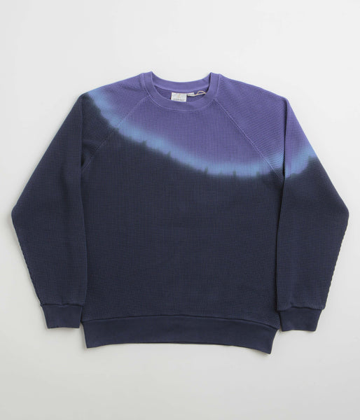 高感度ショップで2023年売れたブランド Crewneck Waffle Gramicci Sweatshirt Flatspot | Dye Gradient - トップス