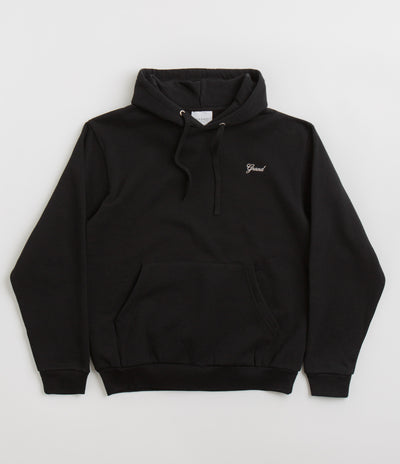 Grand Collection Script Hoodie - Black / Black