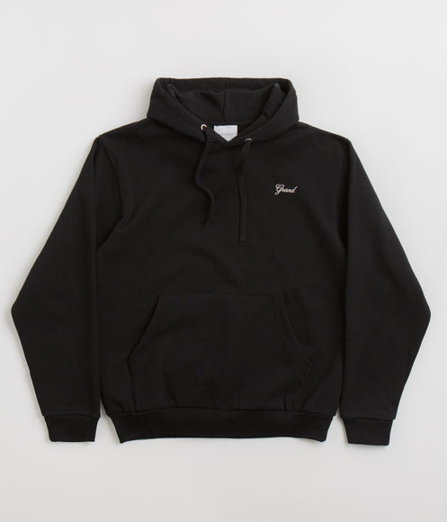 Grand Collection Script Hoodie - Black / Black