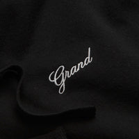 Grand Collection Script Hoodie - Black / Black thumbnail