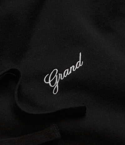 Grand Collection Script Hoodie - Black / Black
