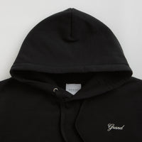 Grand Collection Script Hoodie - Black / Black thumbnail
