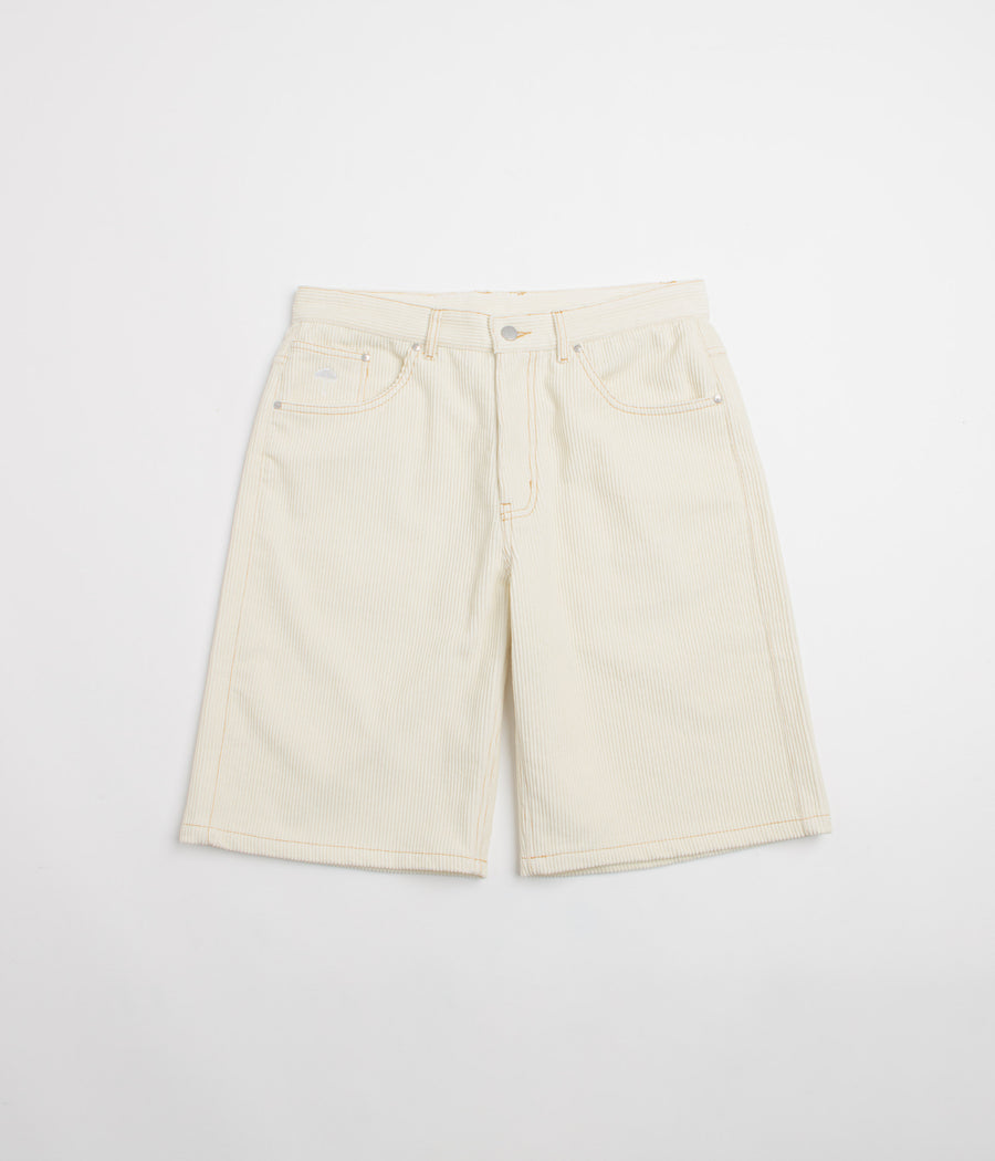 Helas Couronne Corduroy Shorts - Off White