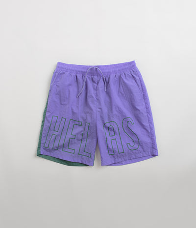 Helas Negative Swim Shorts - Purple / Green