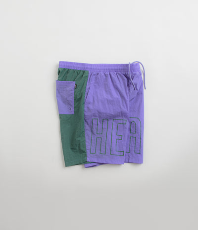 Helas Negative Swim Shorts - Purple / Green