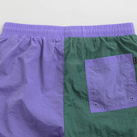 Helas Negative Swim Shorts - Purple / Green thumbnail