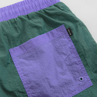Helas Negative Swim Shorts - Purple / Green thumbnail