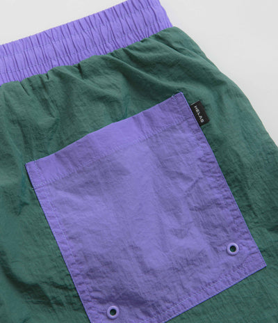 Helas Negative Swim Shorts - Purple / Green