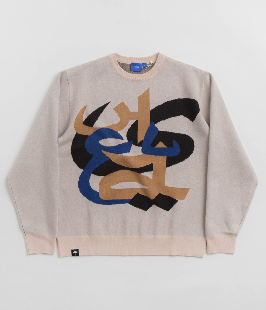 Helas Nesta Knit Crewneck Sweatshirt - Cream