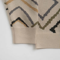 Helas Polo Club Knit Sweatshirt in Off White thumbnail