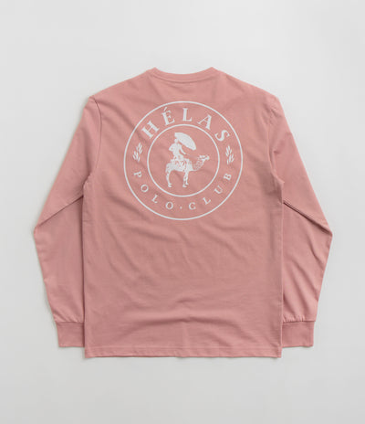 Helas Polo Club Long Sleeve T-Shirt in Poudre Red